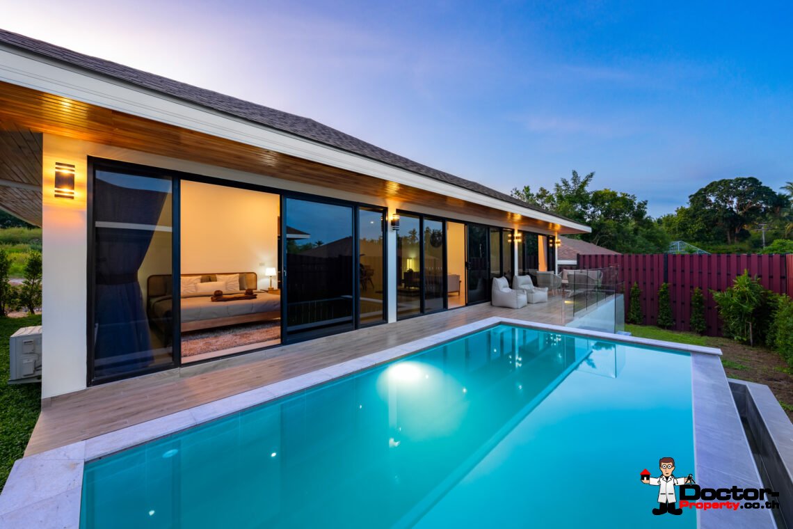 New 3 Bedroom Pool Villa in Bo Phut, Koh Samui – For Sale